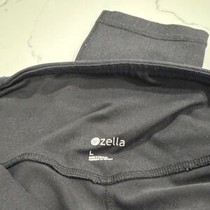 Zella Charcoal Gray Leggings with Logo